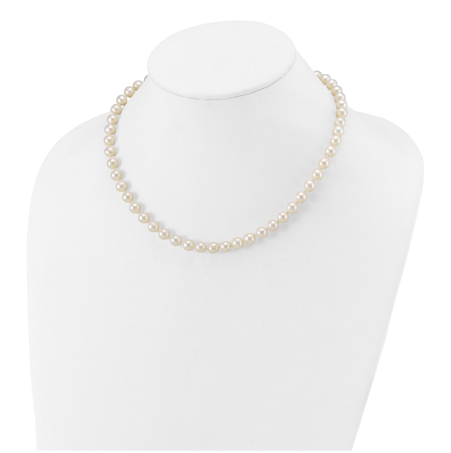1/20 14K Gold Filled NearRound Freshwater Cultured Pearl Necklace