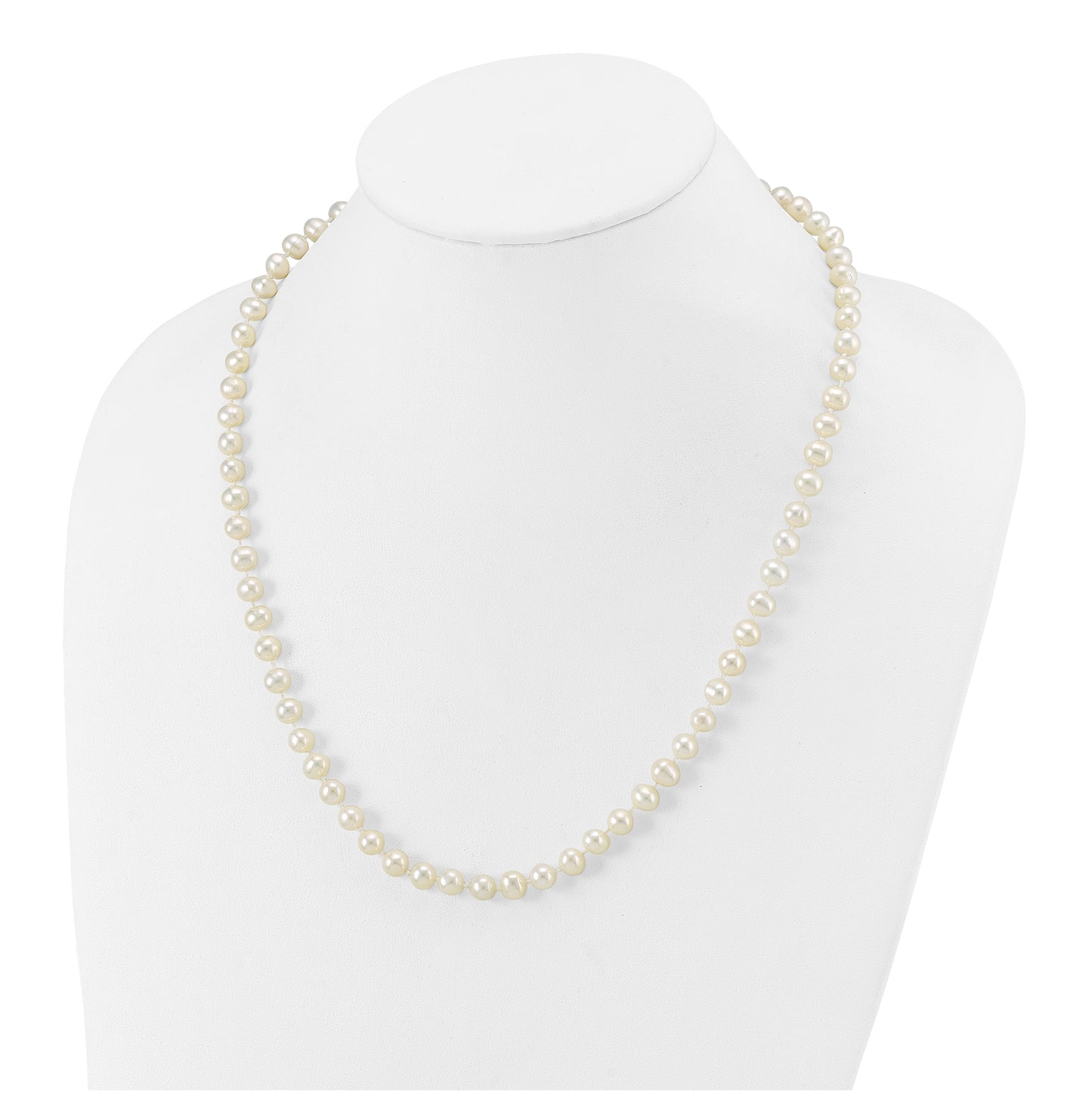 1/20 14K Gold Filled NearRound Freshwater Cultured Pearl Necklace