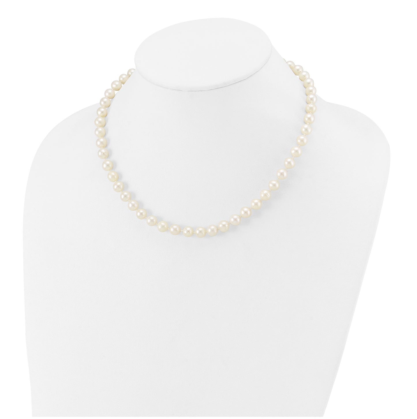 1/20 14K Gold Filled NearRound Freshwater Cultured Pearl Necklace