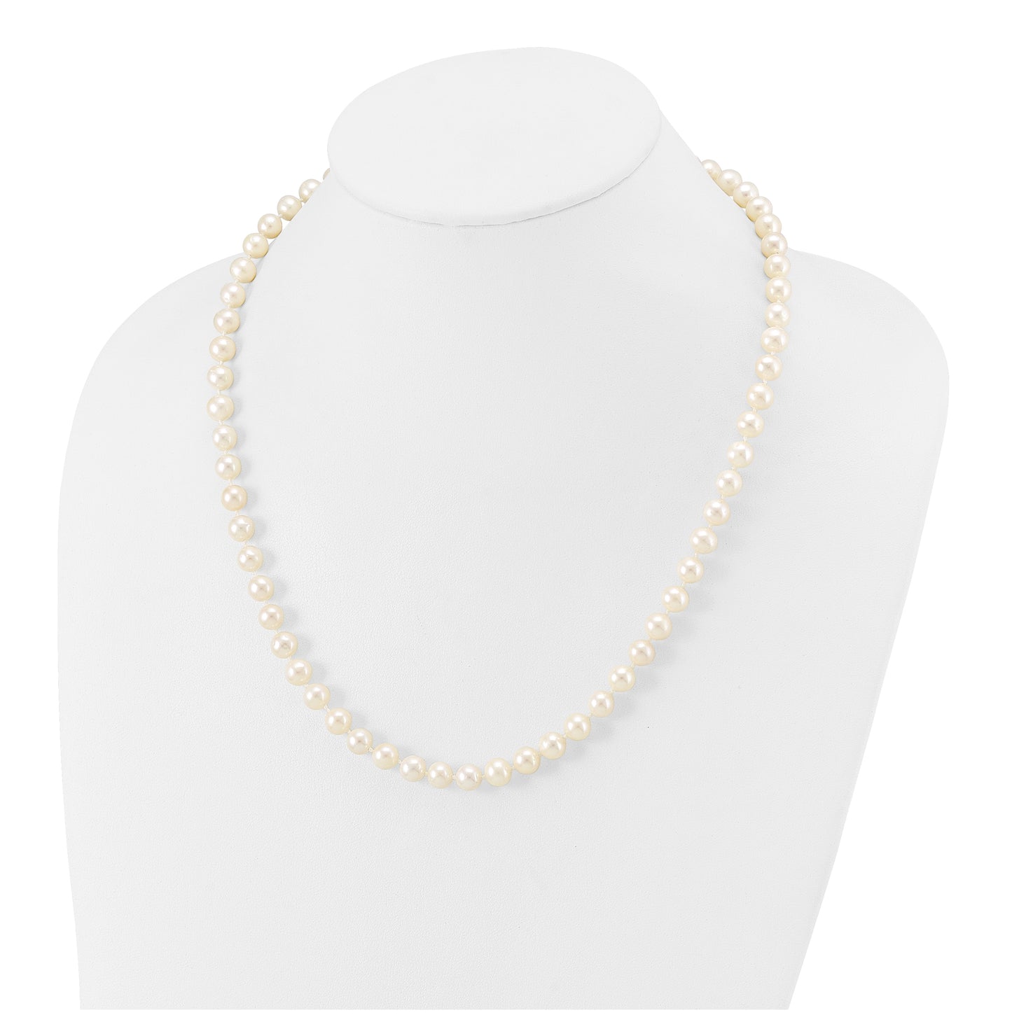 1/20 14K Gold Filled NearRound Freshwater Cultured Pearl Necklace