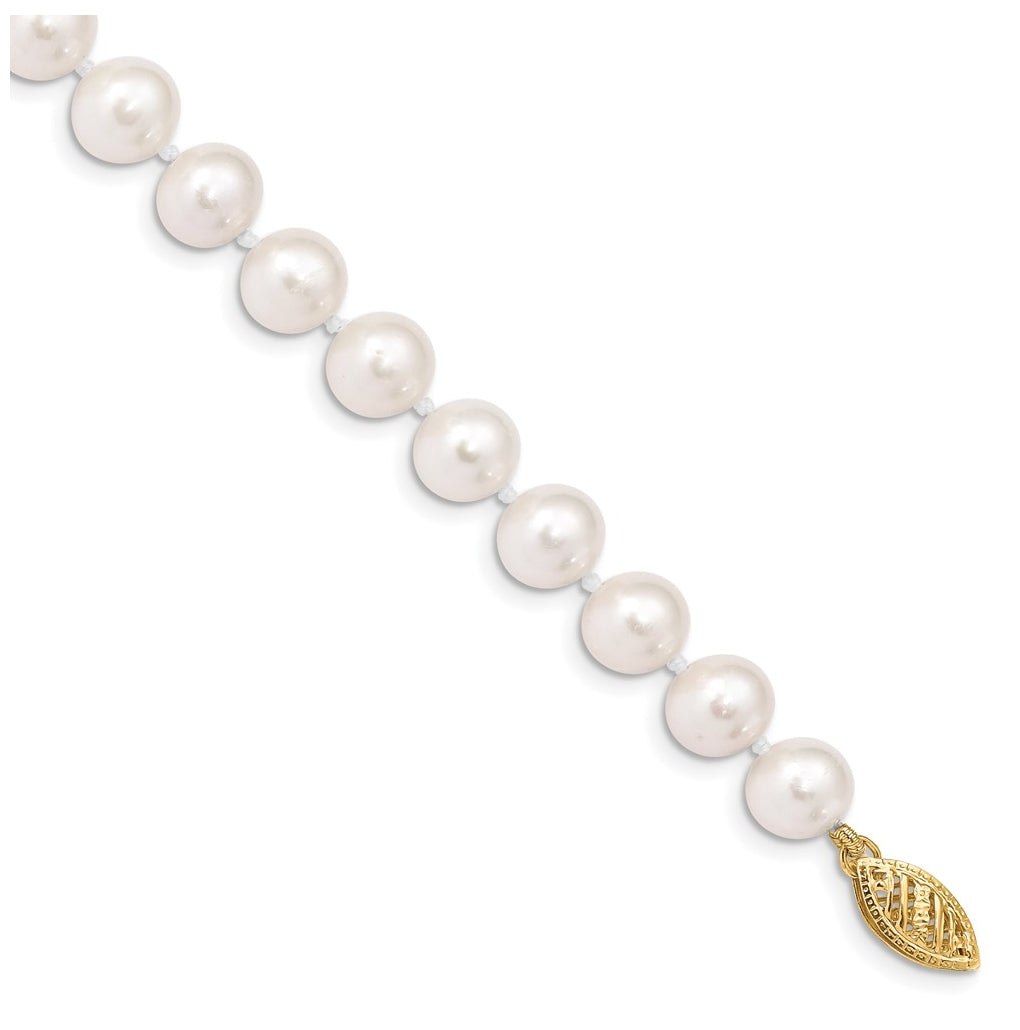1/20 14K Gold Filled NearRound Freshwater Cultured Pearl Bracelet