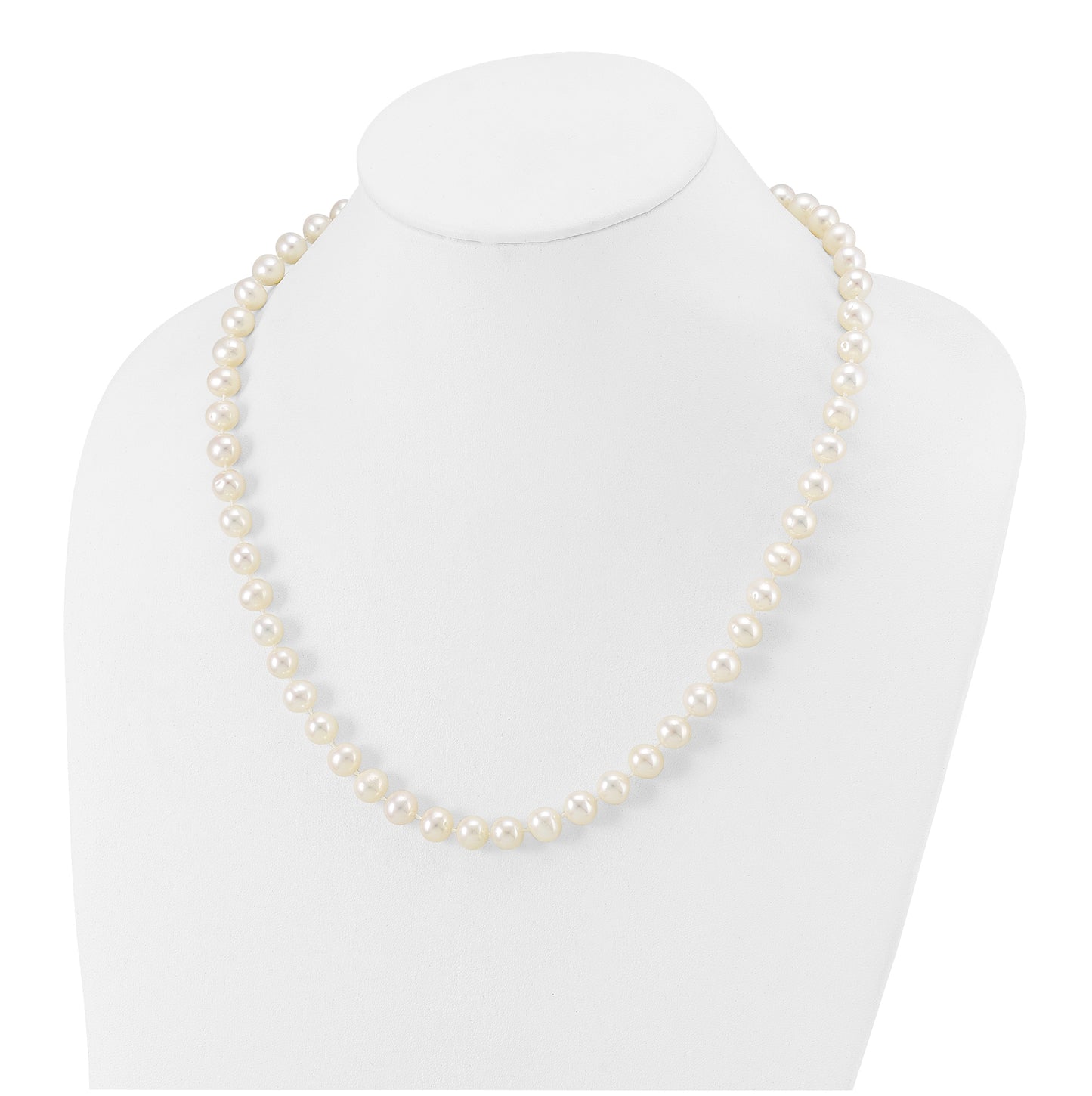 1/20 14K Gold Filled NearRound Freshwater Cultured Pearl Necklace