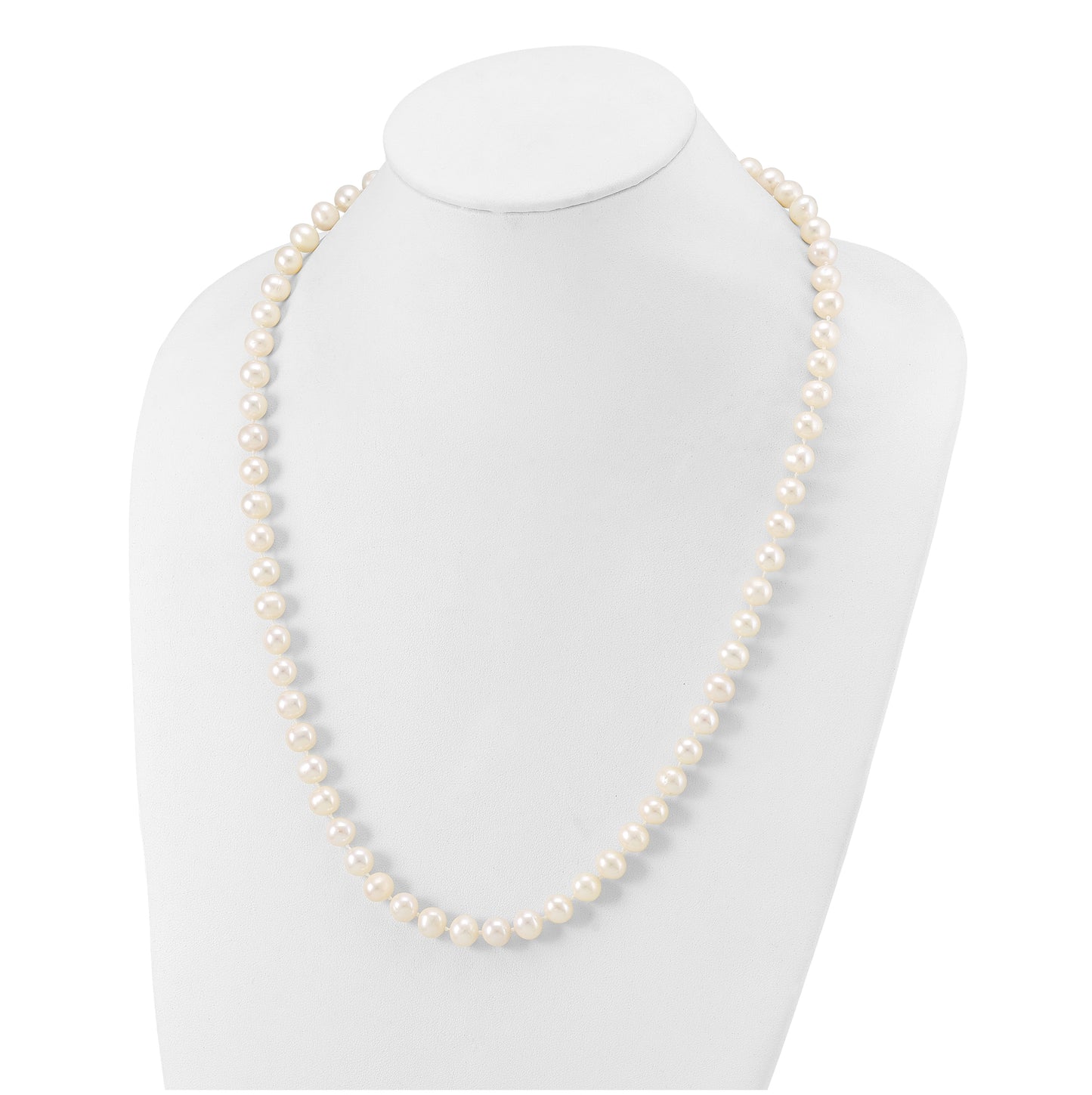 1/20 14K Gold Filled NearRound Freshwater Cultured Pearl Necklace