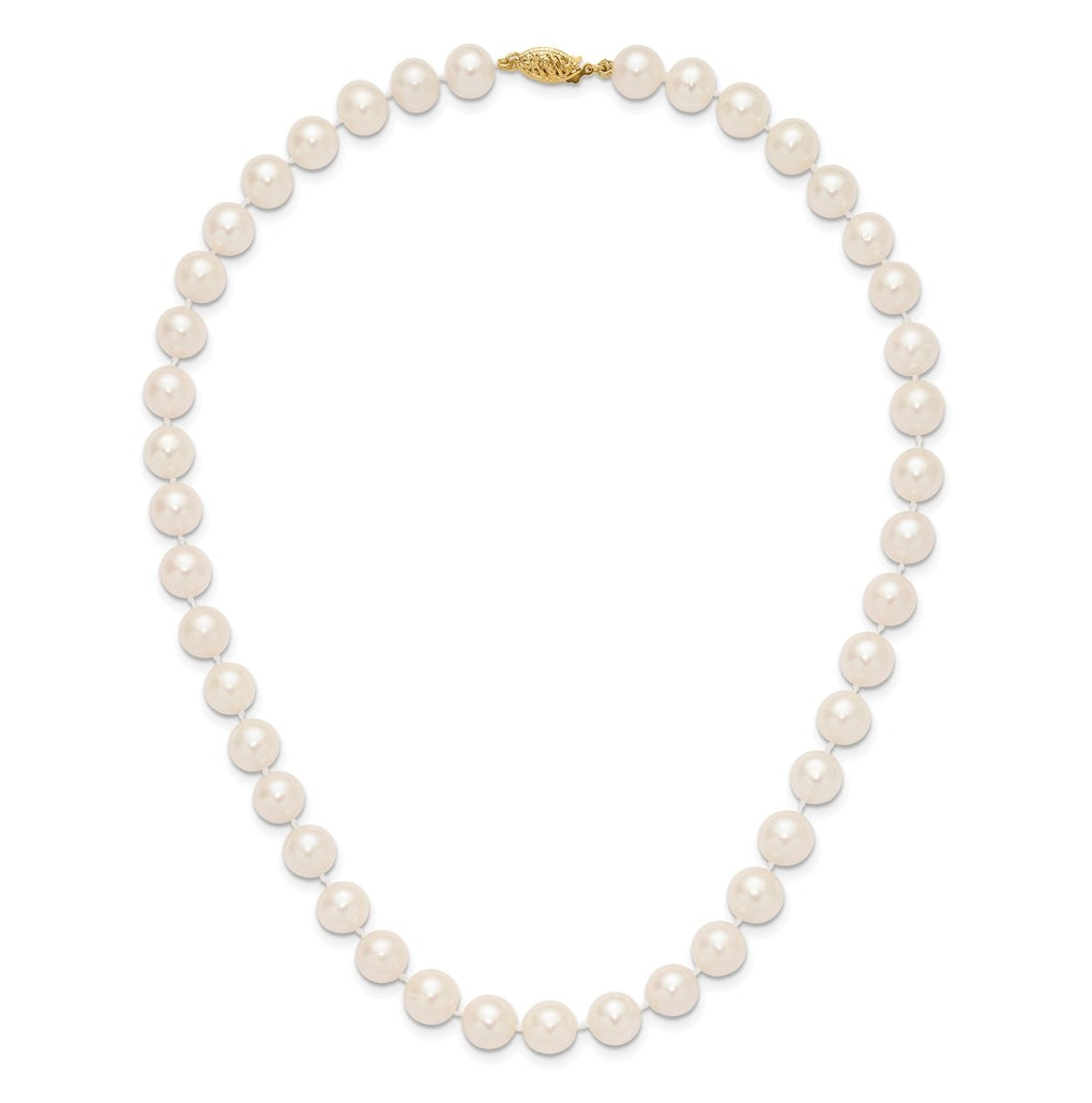1/20 14K Gold Filled NearRound Freshwater Cultured Pearl Necklace
