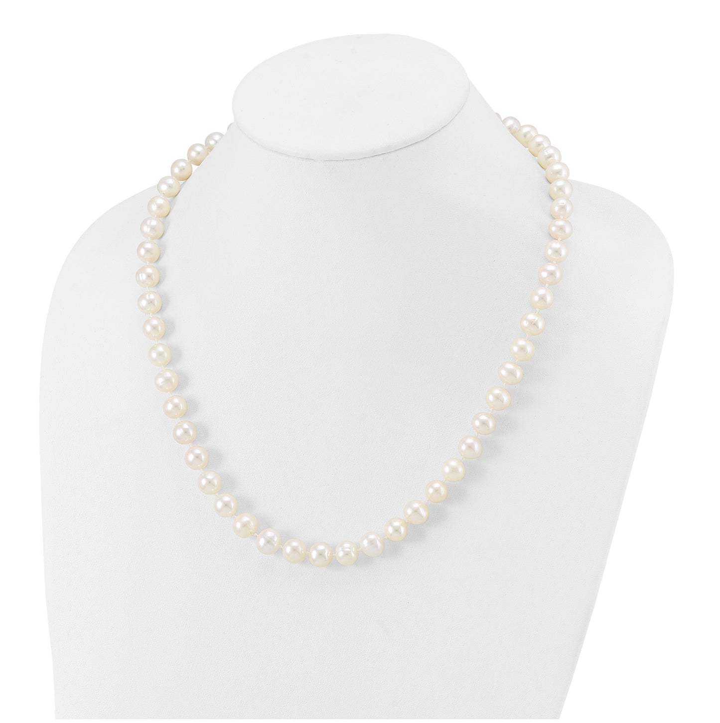 1/20 14K Gold Filled NearRound Freshwater Cultured Pearl Necklace