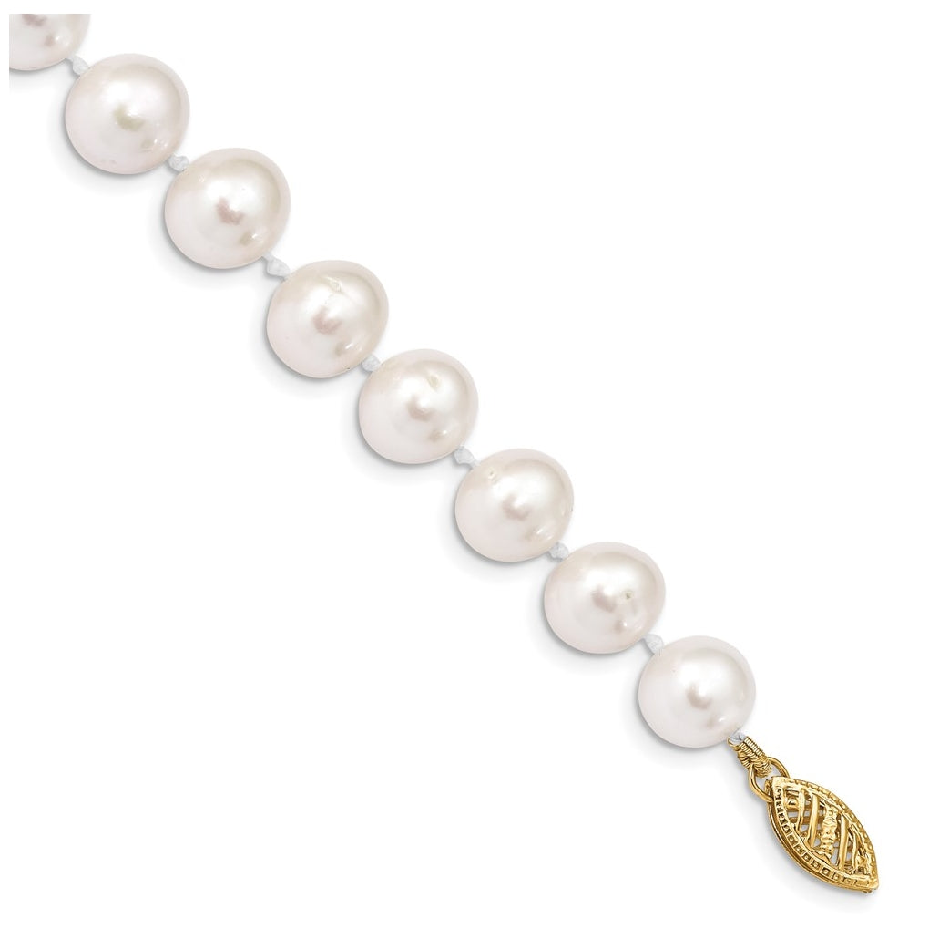 1/20 14K Gold Filled NearRound Freshwater Cultured Pearl Bracelet