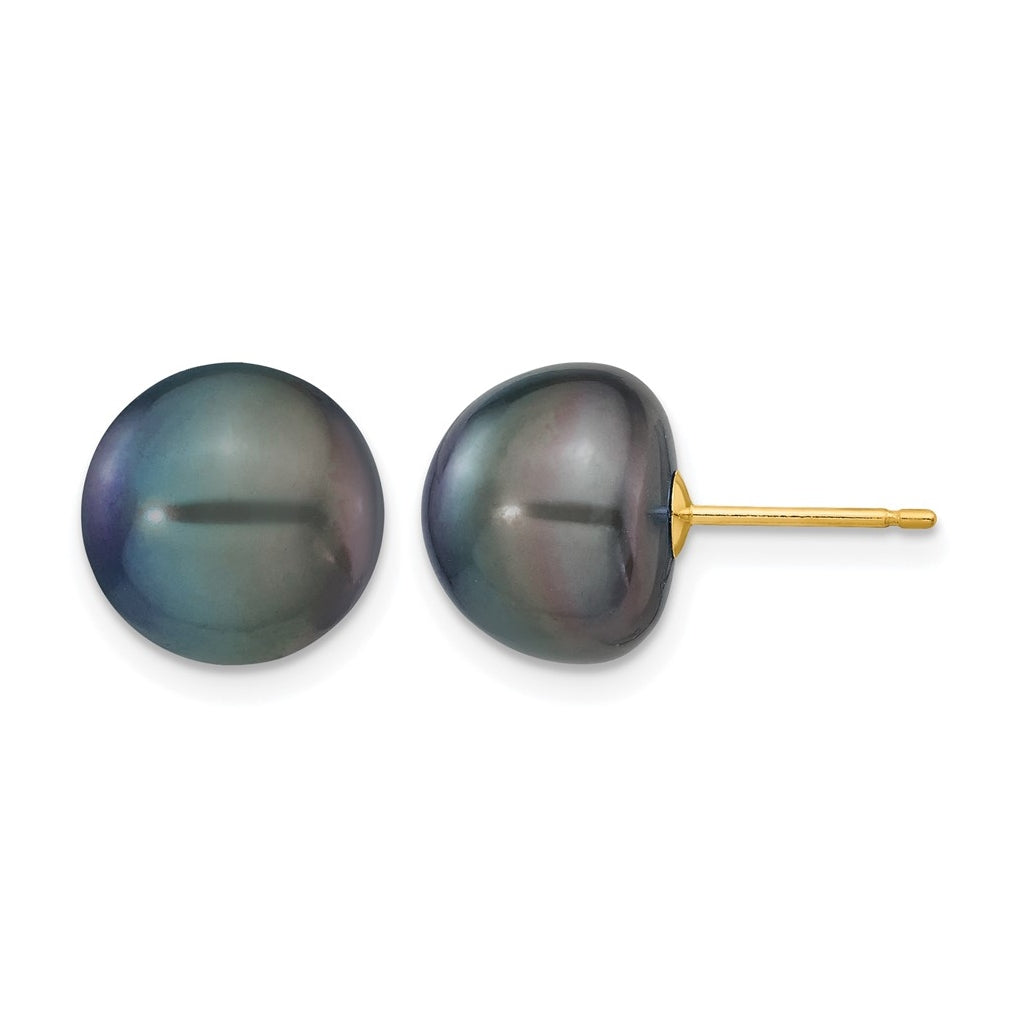 1/20 14K Gold Filled FWC Pearl Stud Post Earrings