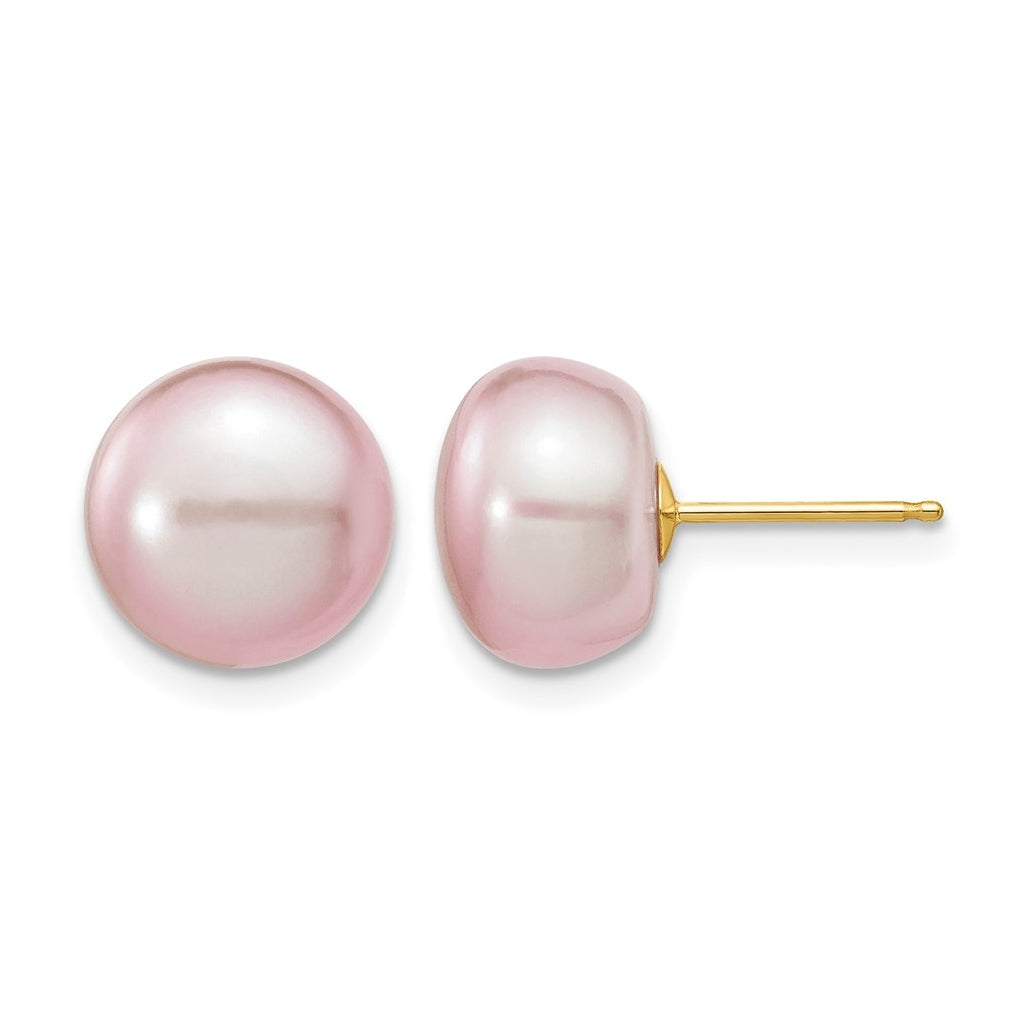 1/20 14K Gold Filled FWC Pearl Stud Post Earrings