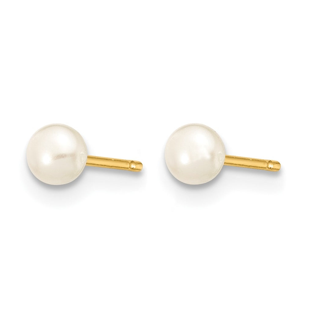 1/20 14K Gold Filled FWC Pearl Stud Post Earrings