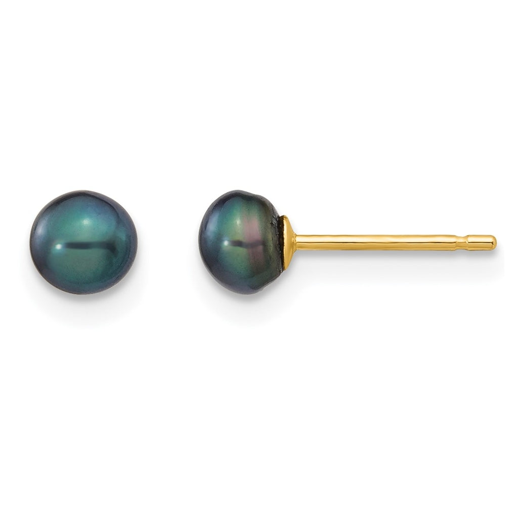 1/20 14K Gold Filled FWC Pearl Stud Post Earrings