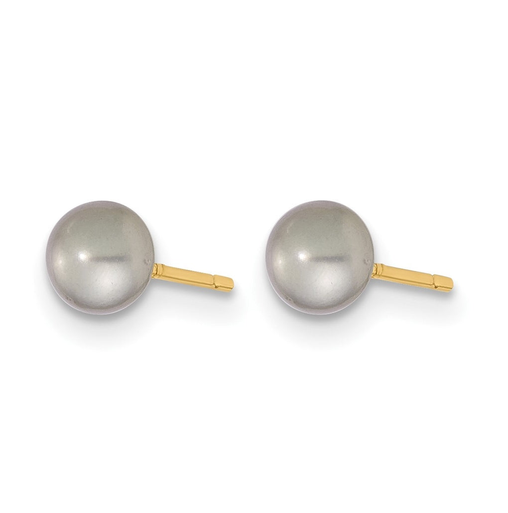 1/20 14K Gold Filled FWC Pearl Stud Post Earrings