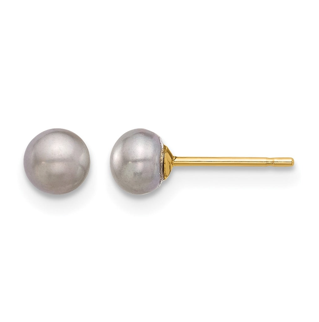 1/20 14K Gold Filled FWC Pearl Stud Post Earrings