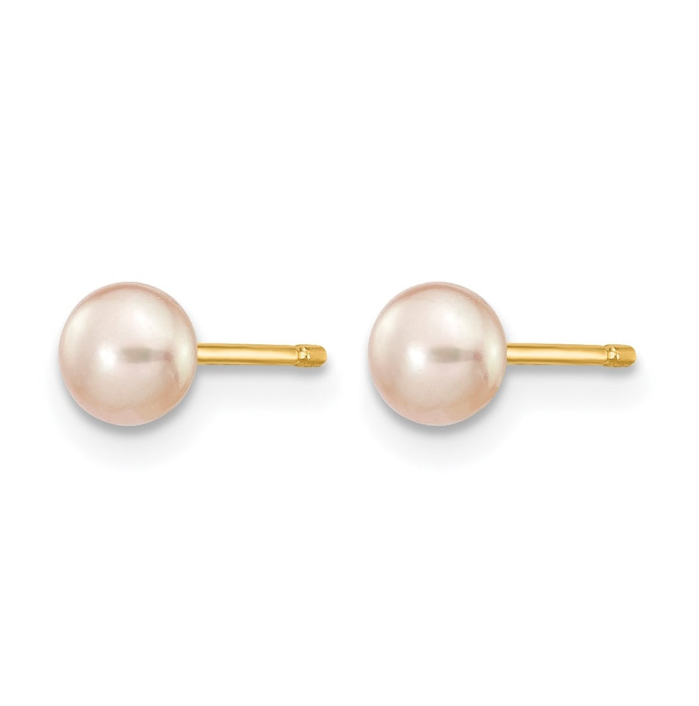 1/20 14K Gold Filled FWC Pearl Stud Post Earrings