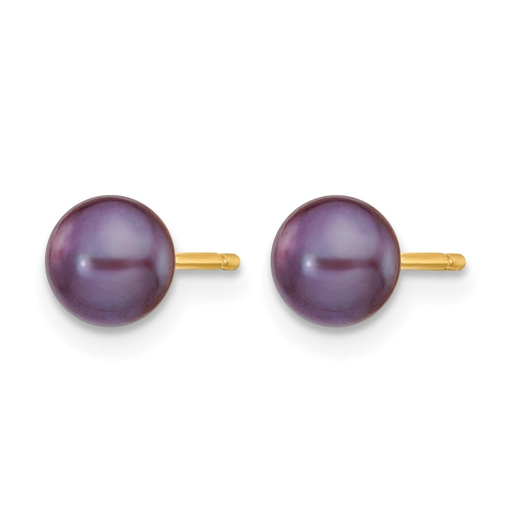 1/20 14K Gold Filled FWC Pearl Stud Post Earrings