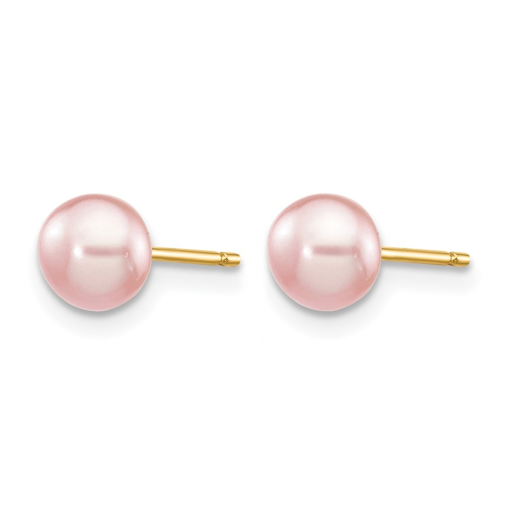 1/20 14K Gold Filled FWC Pearl Stud Post Earrings