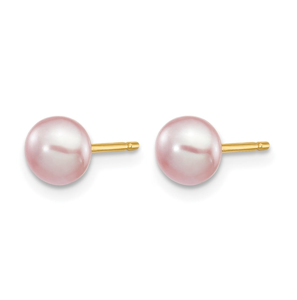 1/20 14K Gold Filled FWC Pearl Stud Post Earrings