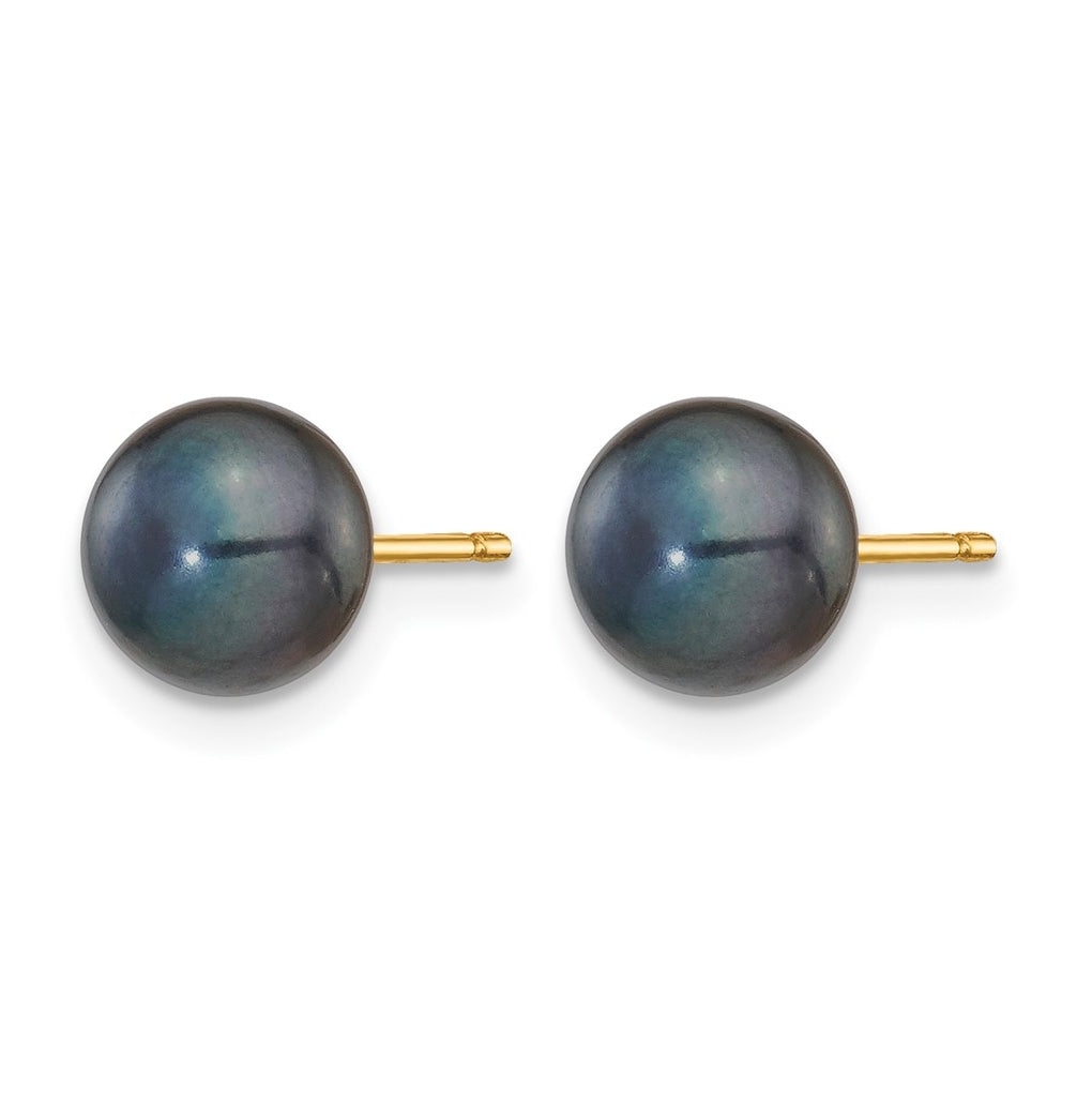 1/20 14K Gold Filled FWC Pearl Stud Post Earrings