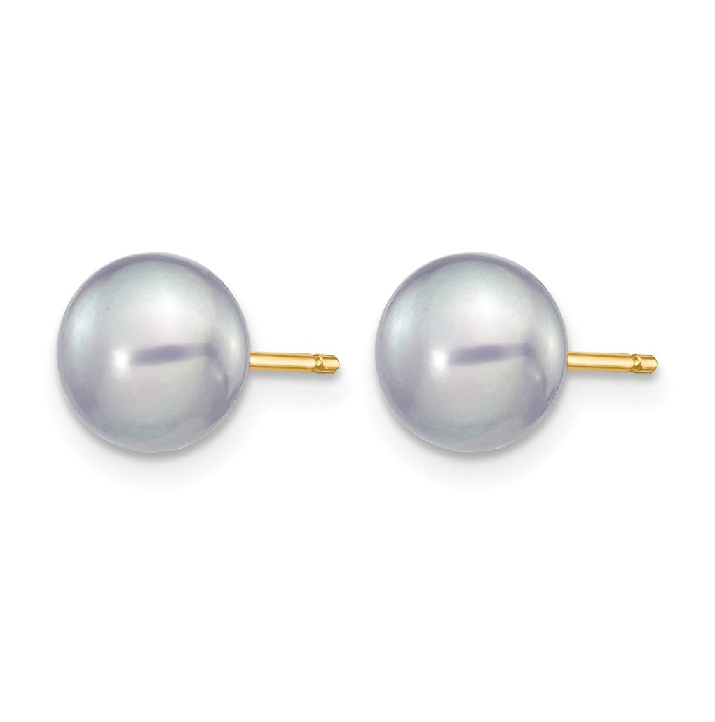 1/20 14K Gold Filled FWC Pearl Stud Post Earrings