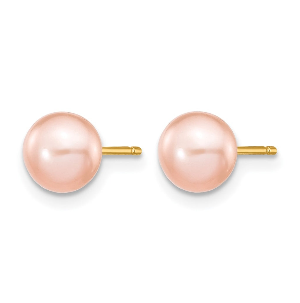 1/20 14K Gold Filled FWC Pearl Stud Post Earrings