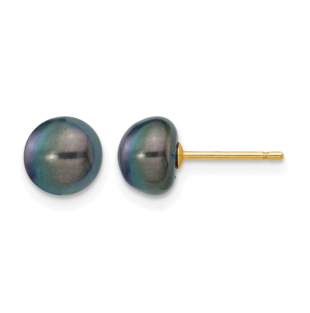 1/20 14K Gold Filled FWC Pearl Stud Post Earrings