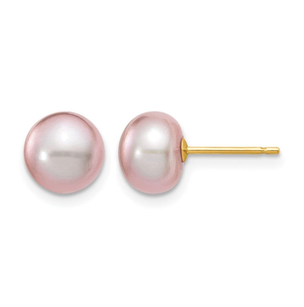 1/20 14K Gold Filled FWC Pearl Stud Post Earrings