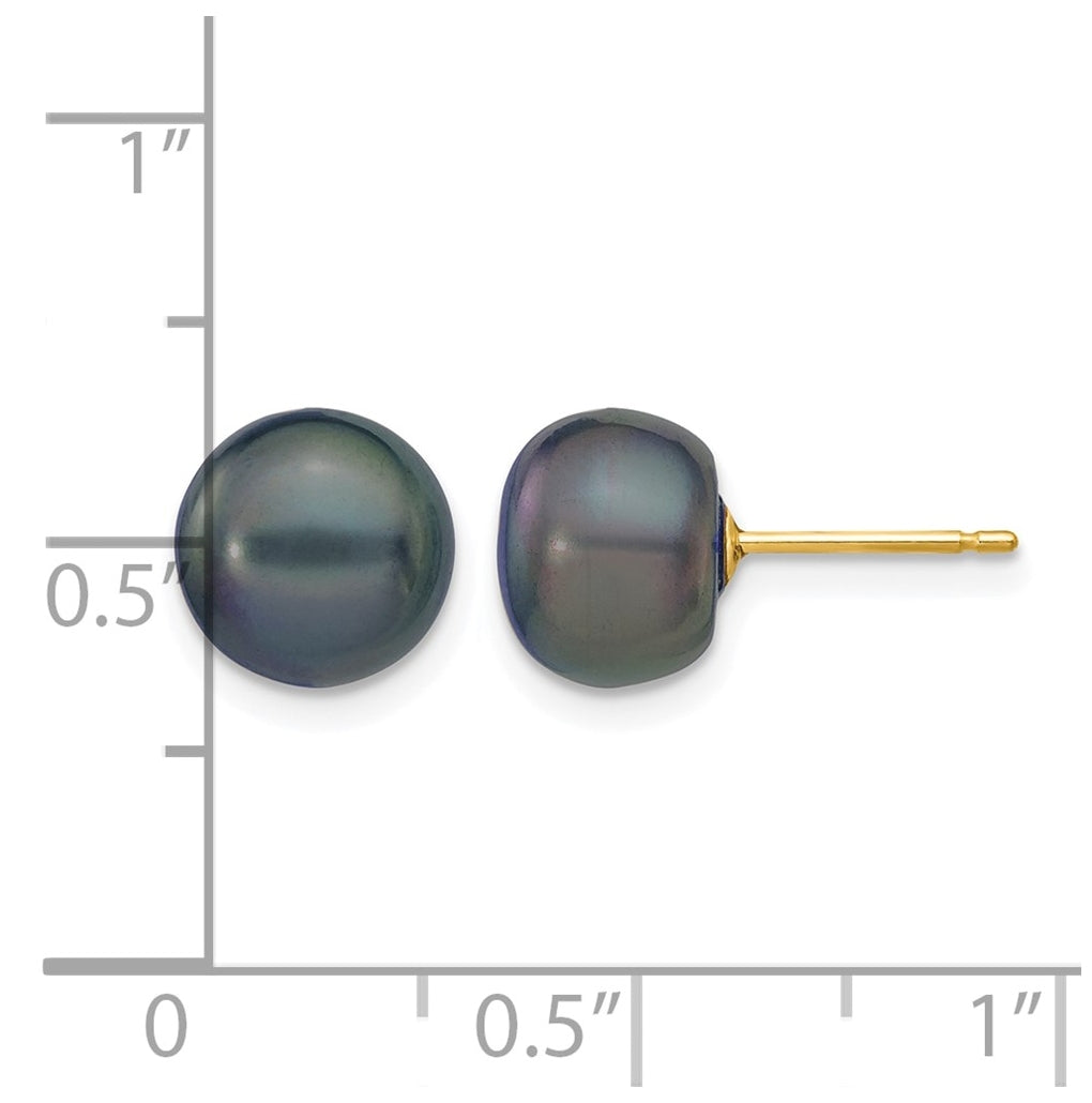 1/20 14K Gold Filled FWC Pearl Stud Post Earrings