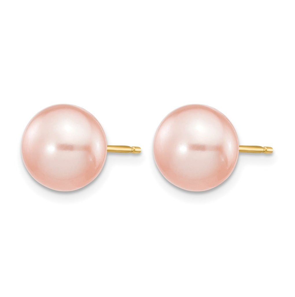 1/20 14K Gold Filled FWC Pearl Stud Post Earrings