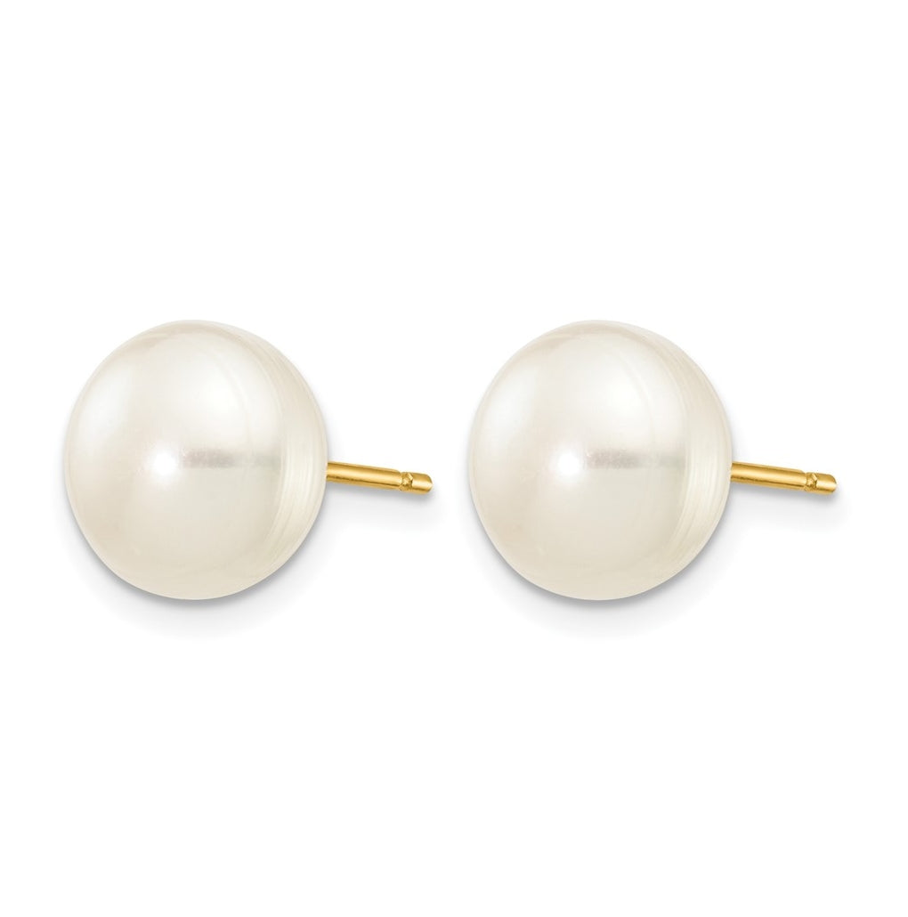 1/20 14K Gold Filled FWC Pearl Stud Post Earrings