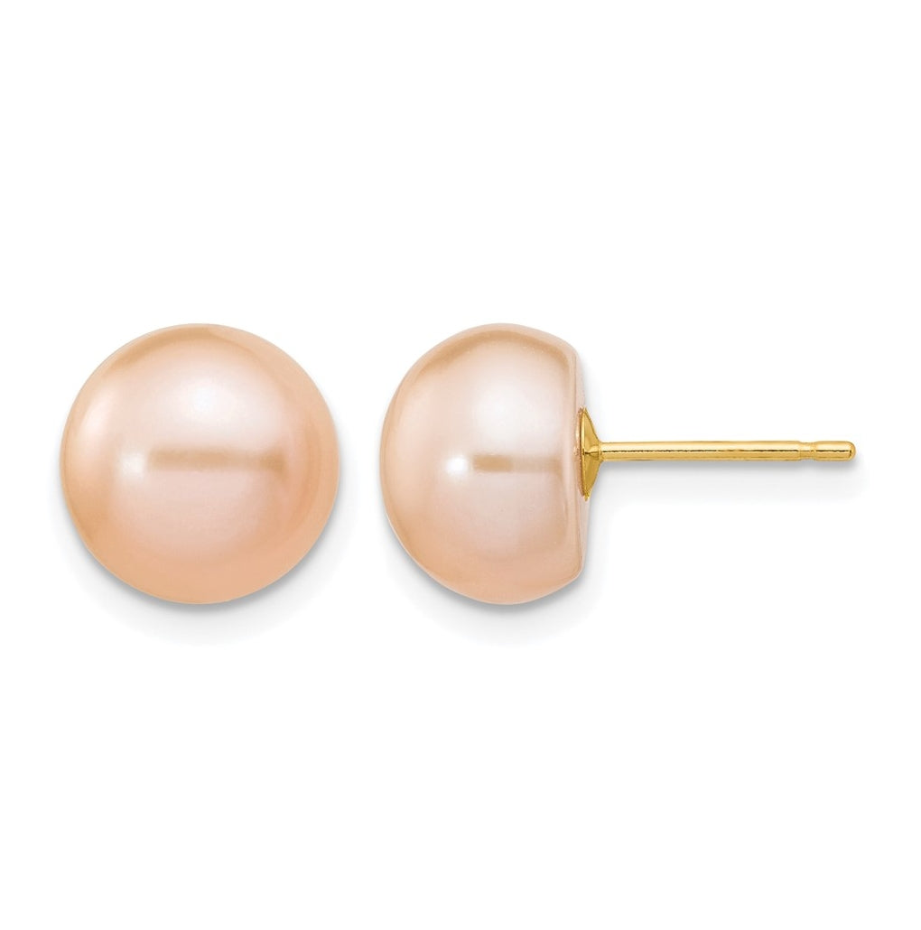 1/20 14K Gold Filled FWC Pearl Stud Post Earrings