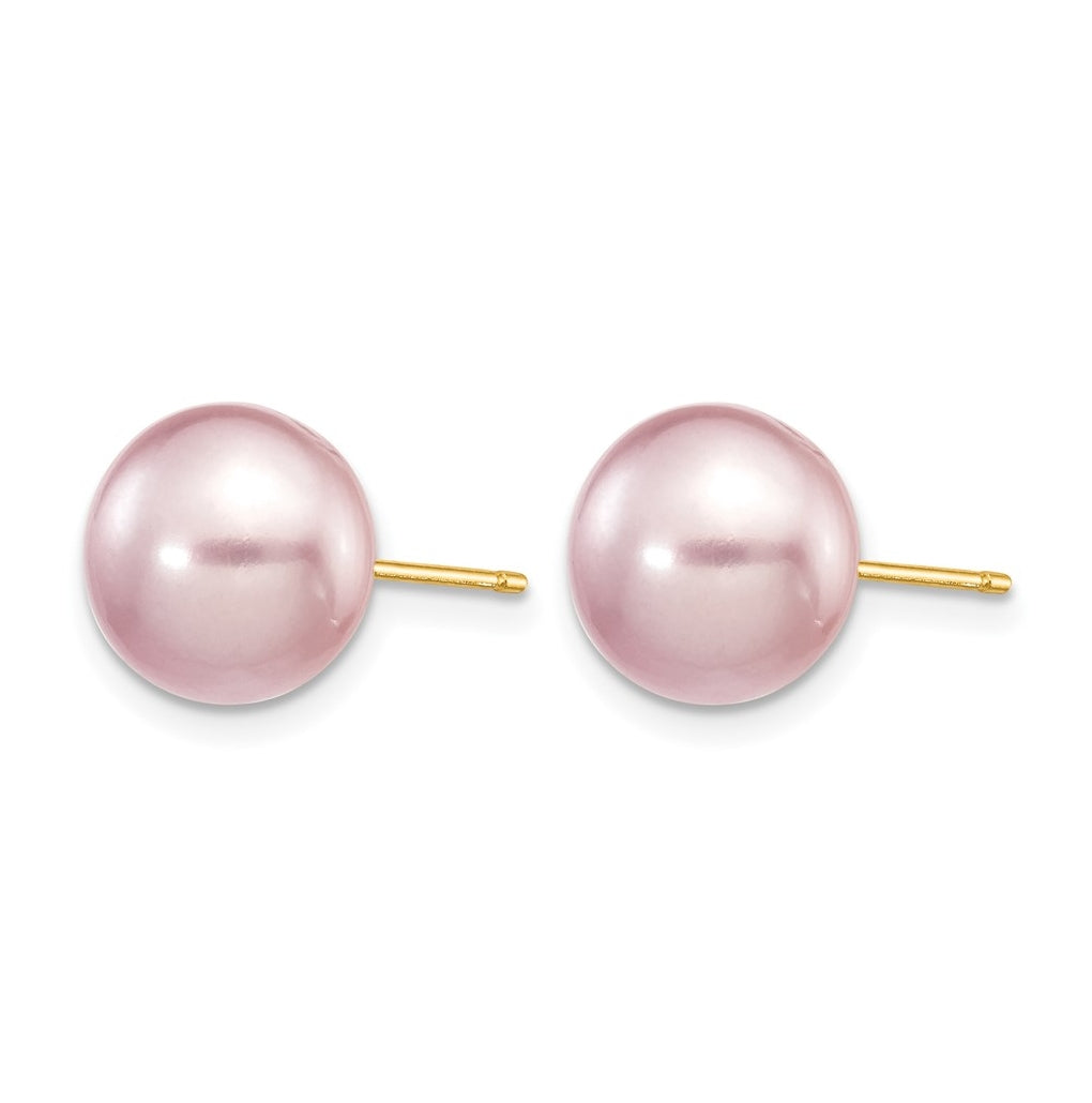 1/20 14K Gold Filled FWC Pearl Stud Post Earrings