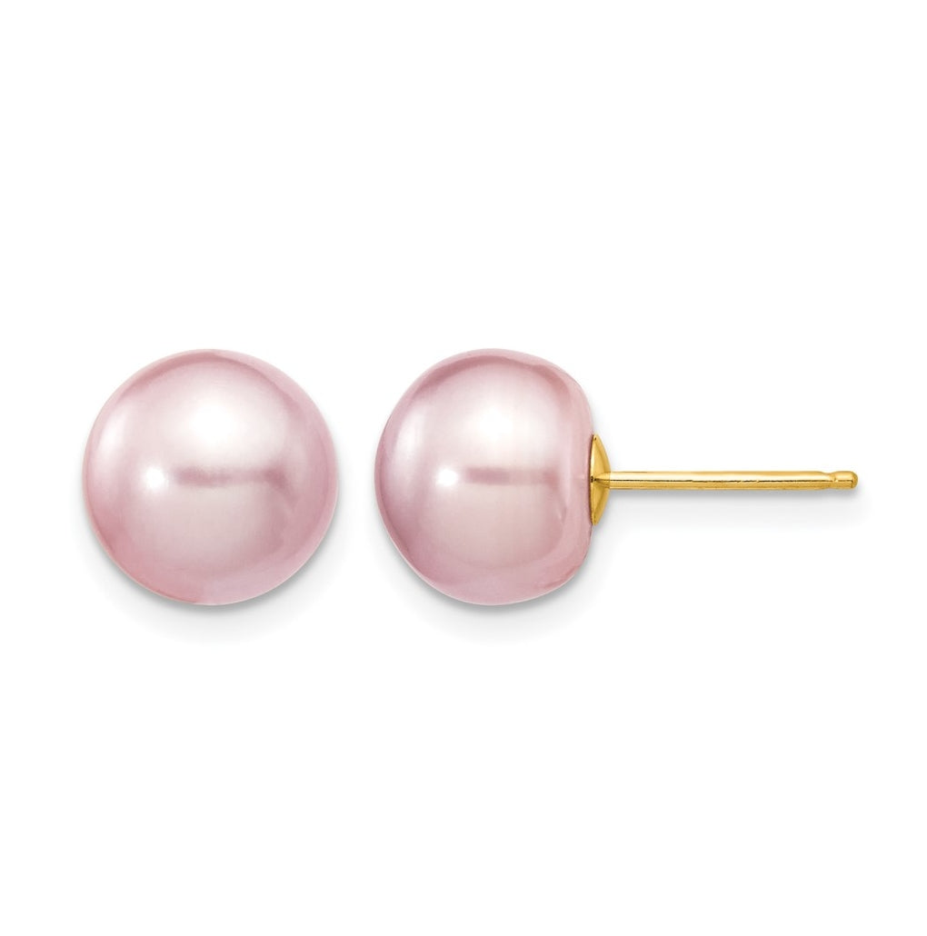 1/20 14K Gold Filled FWC Pearl Stud Post Earrings