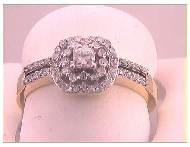 10kt Yellow Gold 1/2ct. Diamond Ring