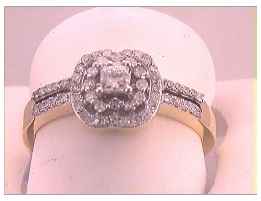 10kt Yellow Gold 1/2ct. Diamond Ring
