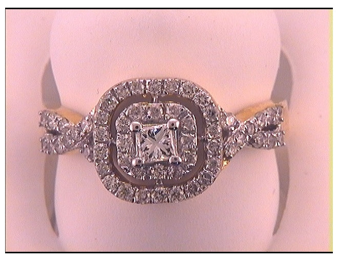 14kt Yellow Gold 3/4ctw Diamond Fashion Ring