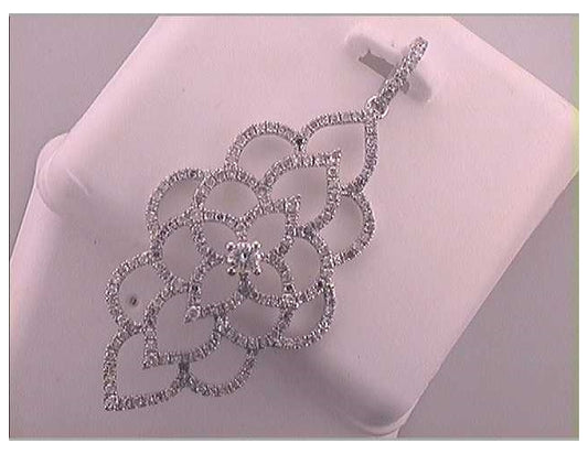 18kt Rose Gold 1/10ctw Diamond 3/4ct-scut Gift Pendant