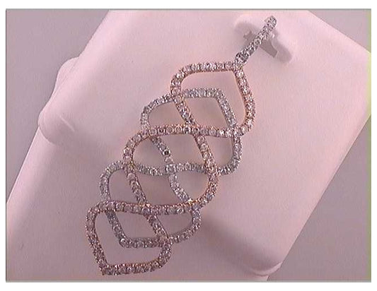 18kt White Gold 0.01ctw Diamond 7/8ct-scut Gift Pendant