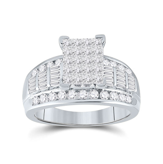 10kt White Gold 1 1/2ct Diamond  Cindy Ring Size 11