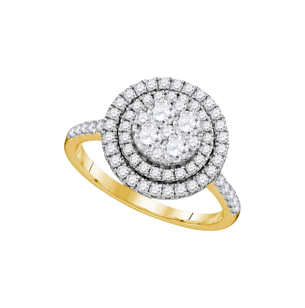 14kt Yellow Gold 1 Cttw Diamond Fashion Ring