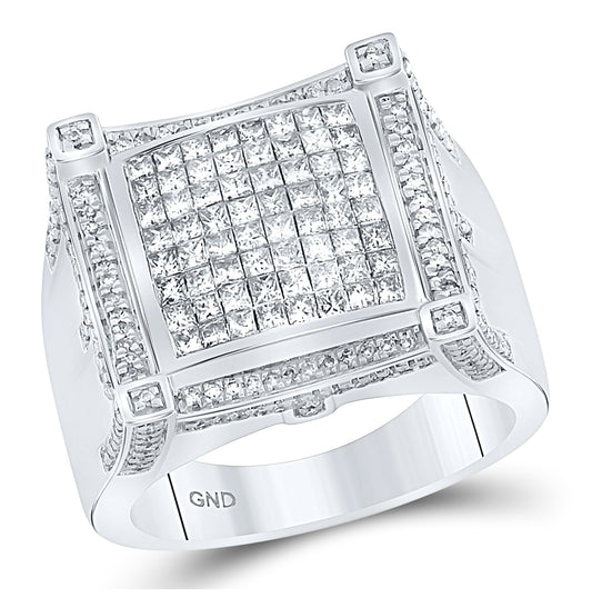 10kt Yellow Gold 2 Cttw Diamond Mens Ring