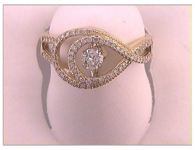 10kt Yellow Gold 1/2ctw Diamond Fashion  Twinkle Ring