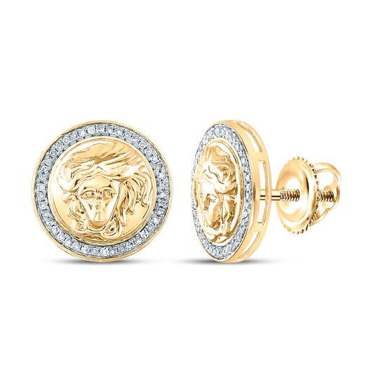 10kt Yellow Gold 1/4ctw Diamond Fashion Earring