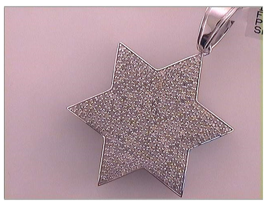 10kt White Gold 1 1/3ctw Diamond Fashion Charms