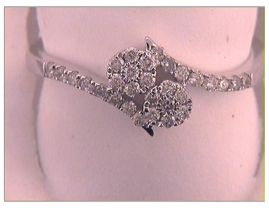 14kt White Gold 1/3ct Diamond Cn Bridal Fashion Ring