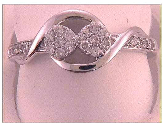 14kt White Gold 1/3ct. Diamond Cn Bridal Fashion Ring