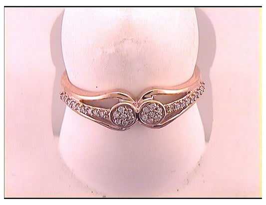 10kt Rose Gold 1/10ct. Diamond Cn Fashion Ring