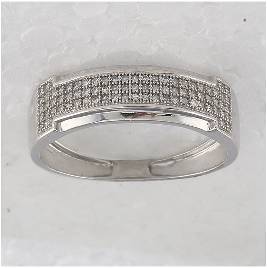 10K White Gold His Hers Round Diamond Heart Matching Wedding Set 1/2 Cttw, Womens Size: 5-10, Mens Size: 7-13