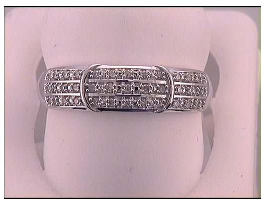 10kt White Gold 1/10ctw Diamond Ring