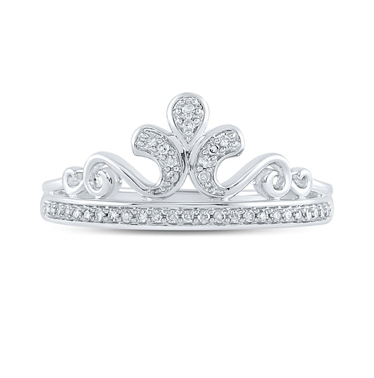 10kt White Gold 1/10ct. Diamond Ring