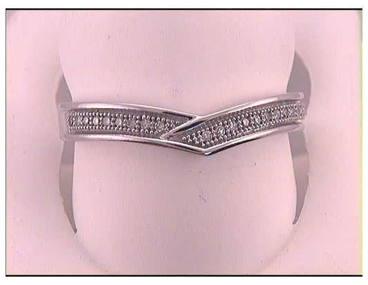 10kt White Gold 1/20ctw Diamond Ring
