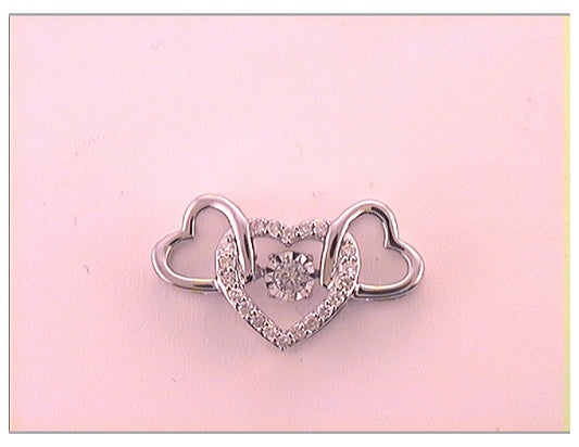 10kt Yellow Gold 1/6ctw Diamond P1 Twinkle Pendant